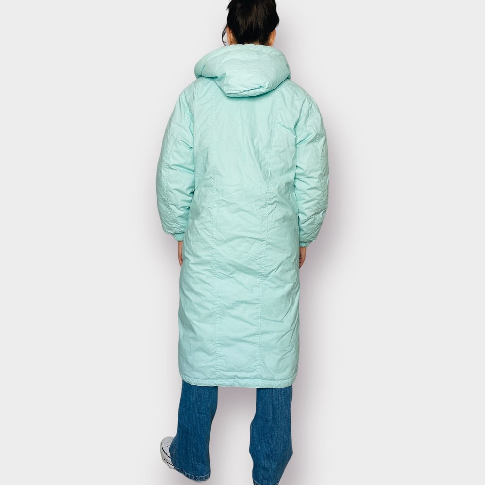 80s Sportables Aqua Teal Down Puffer Coat - Picture 7 of 7